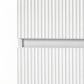 Leziter Dulap baie suspendat Trent, lateral, alb