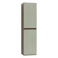Leziter Trent suspendat side cabinet apus de soare stejar verde de măsline