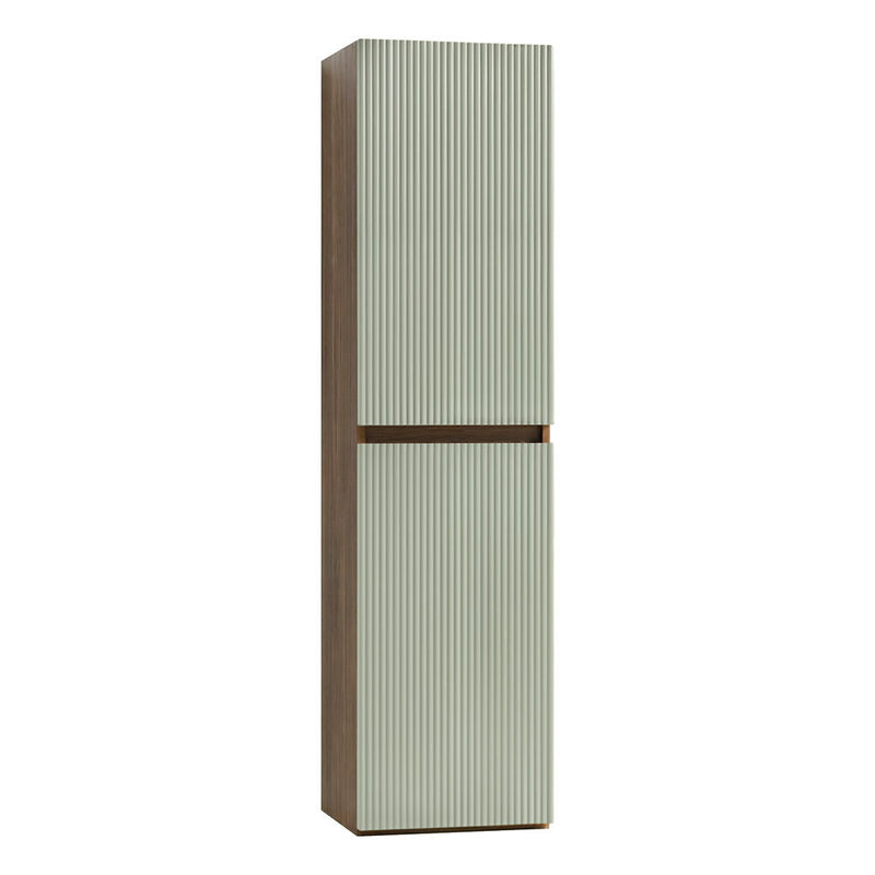 Leziter Trent suspendat side cabinet apus de soare stejar verde de măsline