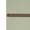 Leziter Trent suspendat side cabinet apus de soare stejar verde de măsline