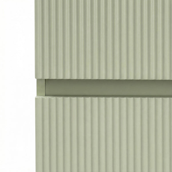 Leziter Dulap baie suspendat Trent, lateral, verde