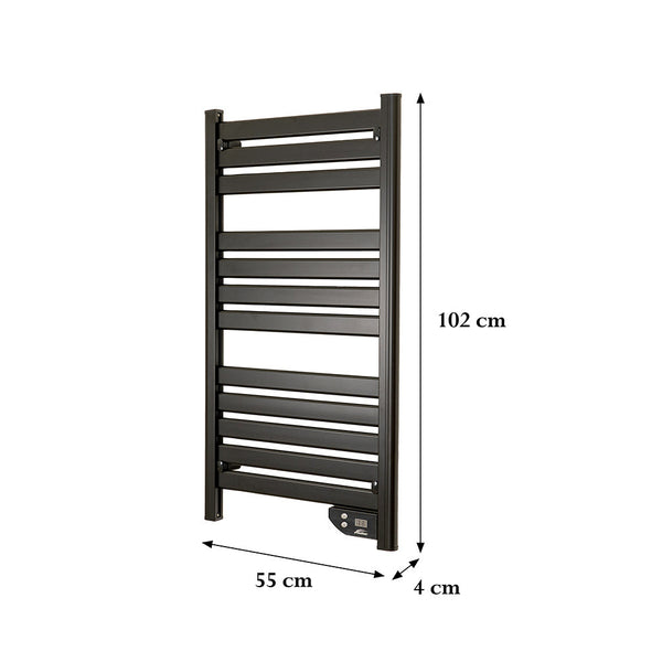 Leziter Uscător electric de prosoape radiator 500W negru