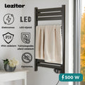 Leziter Uscător electric de prosoape radiator 500W negru