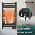 Leziter Uscător electric de prosoape radiator 500W negru