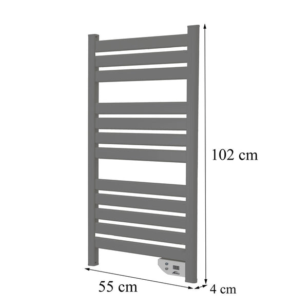 Leziter Uscător electric de prosoape radiator 500W gri