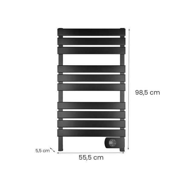 Leziter Uscător electric de prosoape radiator 450W negru