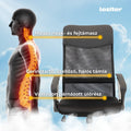 Leziter Scaun rotativ ergonomic de birou Fit, negru