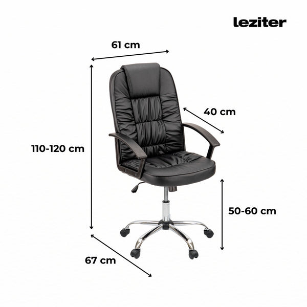 Leziter Scaun rotativ de birou Bristol