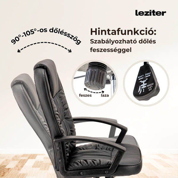 Leziter Scaun rotativ de birou Bristol
