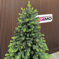 Brad artificial Christmas Deluxe by Sersimo, Carpati cu varfuri verzi, 2D+3D, 250cm