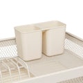 Suport vase 5Five Mayaj cu 1 nivel, otel si plastic, 43x32x13 cm, bej