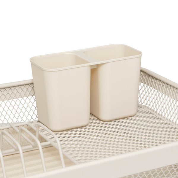 Suport vase 5Five Mayaj cu 1 nivel, otel si plastic, 43x32x13 cm, bej