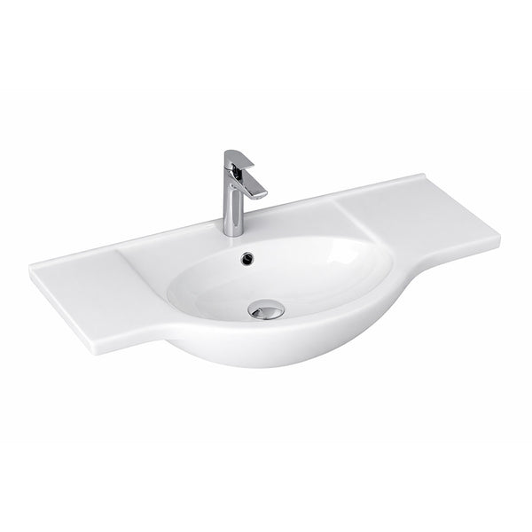 Leziter Lavoar ceramic cu aripi V105 105x50 cm