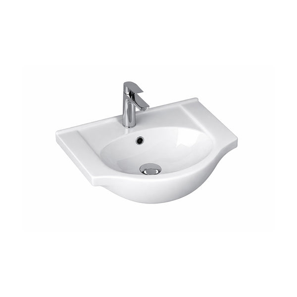 Leziter Lavoar ceramic cu aripi V55 55x42 cm