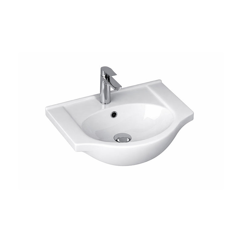 Leziter Lavoar ceramic cu aripi V55 55x42 cm