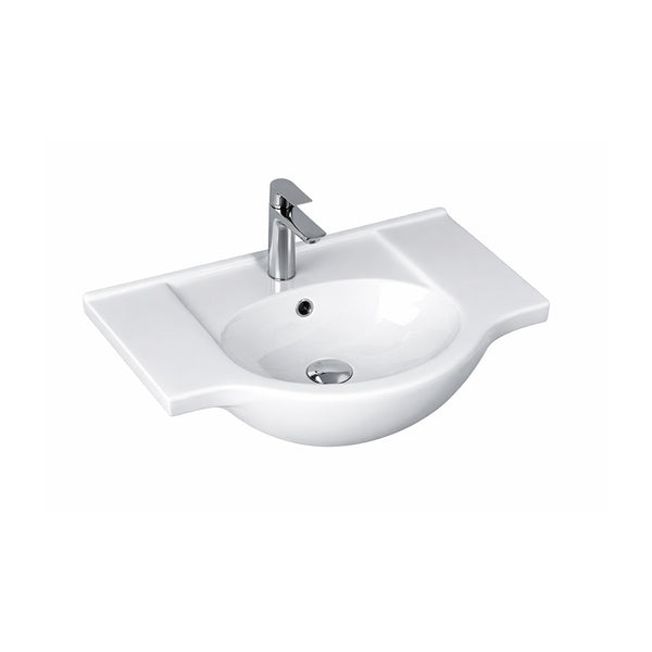 Leziter Lavoar ceramic cu aripi V65 65x43 cm