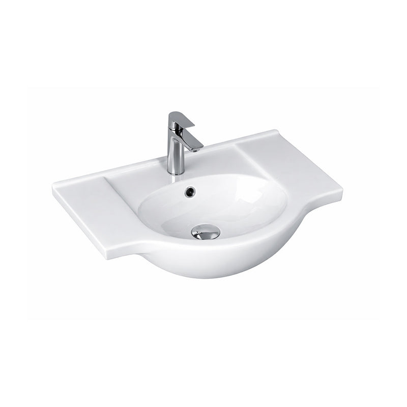 Leziter Lavoar ceramic cu aripi V65 65x43 cm
