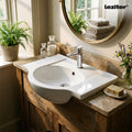 Leziter Lavoar ceramic cu aripi V65 65x43 cm