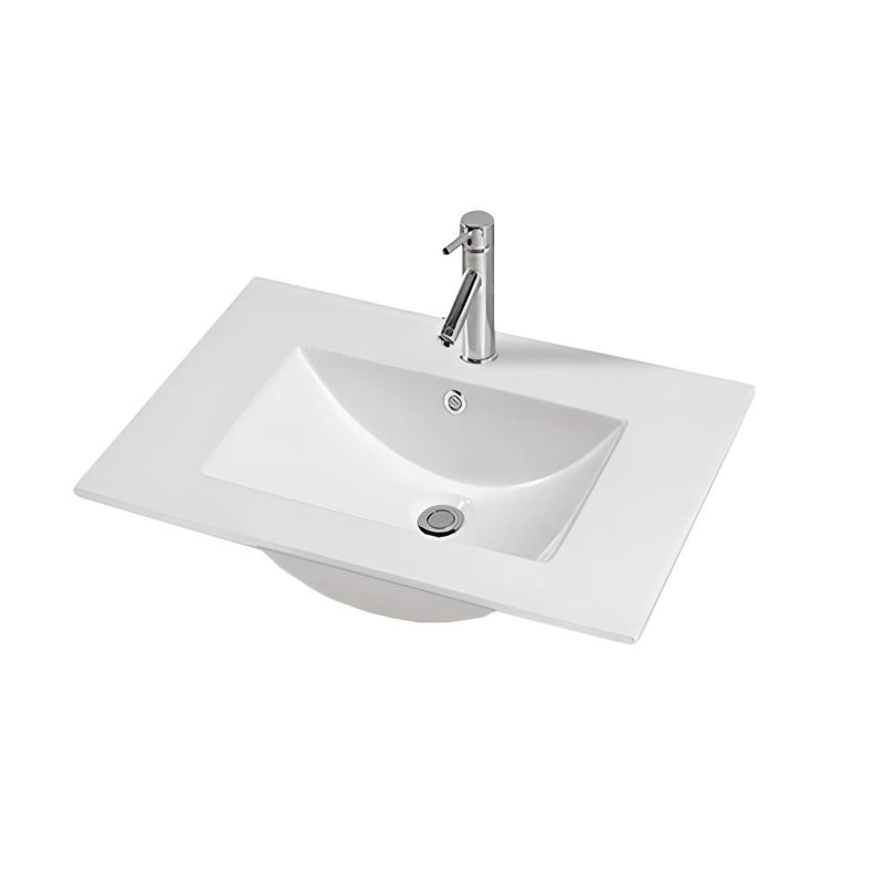 Leziter V950 - Lavoar cu design plat 18x60x46 cm