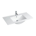 Leziter V954 - Lavoar cu design plat 18x100x46 cm