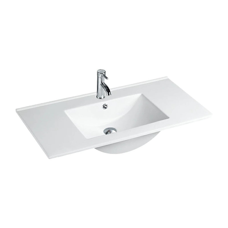 Leziter V954 - Lavoar cu design plat 18x100x46 cm