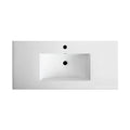 Leziter V954 - Lavoar cu design plat 18x100x46 cm