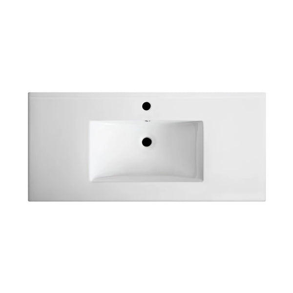Leziter V954 - Lavoar cu design plat 18x100x46 cm