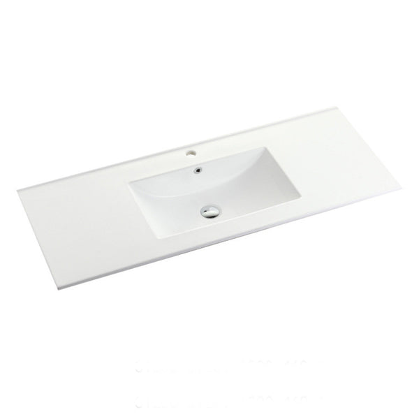 Leziter V955 - Lavoar cu 1 cuvă, design plat, 18x120x46 cm