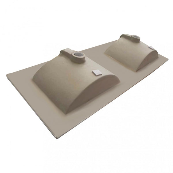 Leziter V956 - Lavoar cu design plat 18x120x46 cm