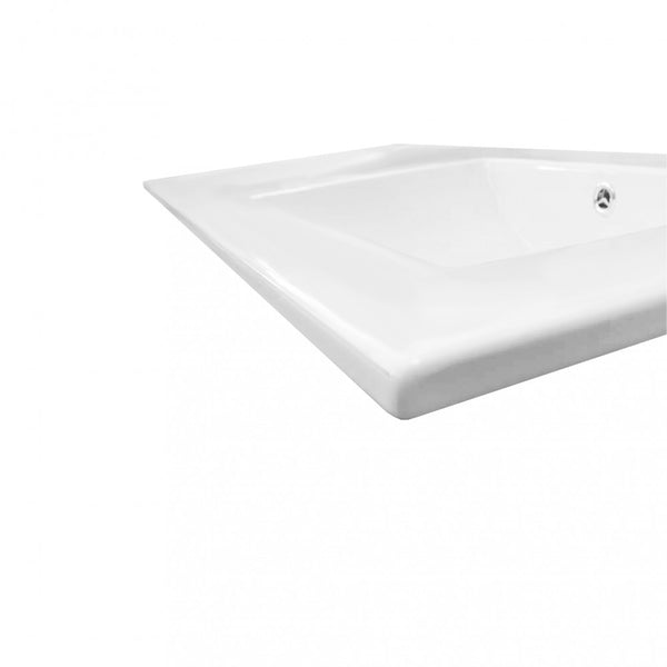 Leziter V956 - Lavoar cu design plat 18x120x46 cm