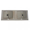 Leziter V956 - Lavoar cu design plat 18x120x46 cm