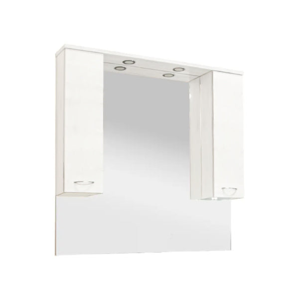 Leziter Dulap baie cu oglinda Vanessa 105, suspendat, alb