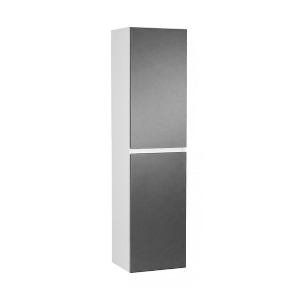 Leziter Dulap baie suspendat Vario Forte 35, lateral, alb-antracit