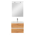 Leziter Set mobilier baie Vario Forte 60, stejar alb