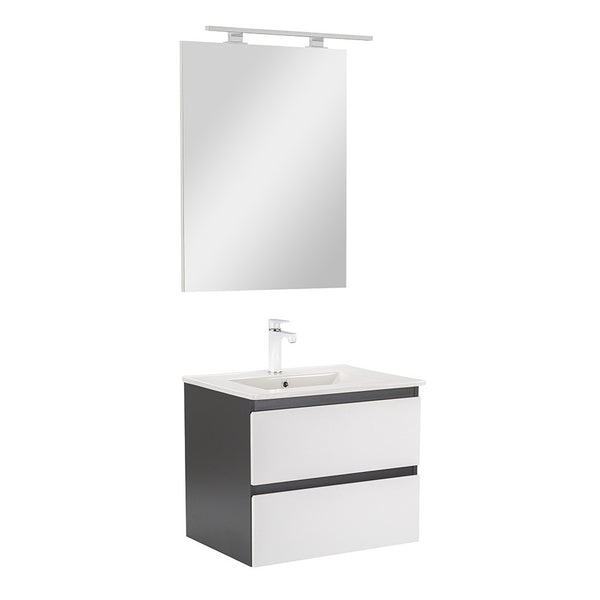 Leziter Set mobilier baie Vario Forte 60, antracit-alb