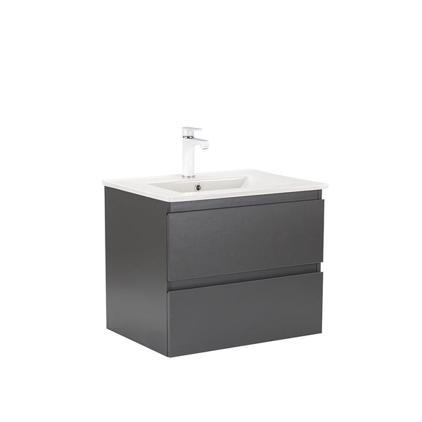 Leziter Masca chiuveta baie Vario Forte 60 cu lavoar, antracit-antracit