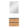 Leziter Set mobilier baie Vario Forte 60, antracit-stejar