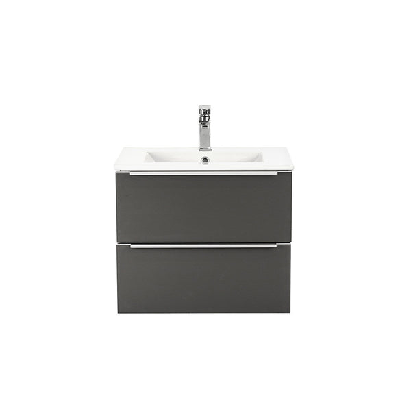 Leziter Masca chiuveta baie Vario Trim 60 cu lavoar, alb-antracit