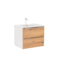 Leziter Masca chiuveta baie Vario Trim 60 cu lavoar, stejar alb