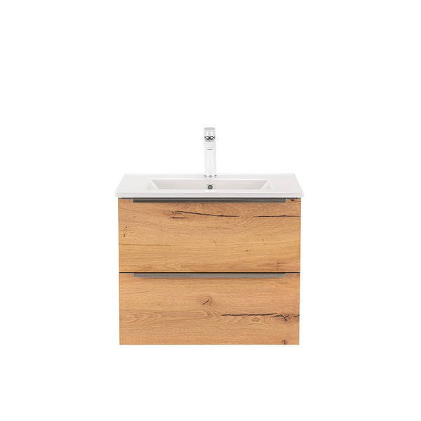 Leziter Masca chiuveta baie Vario Trim 60 cu lavoar, stejar alb