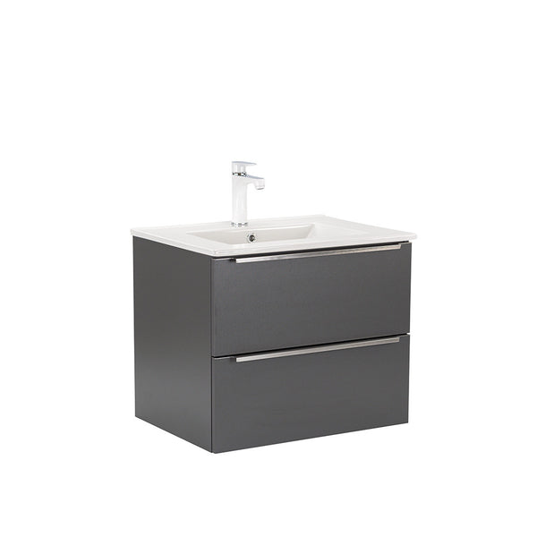 Leziter Masca chiuveta baie Vario Trim 60 cu lavoar, antracit-antracit