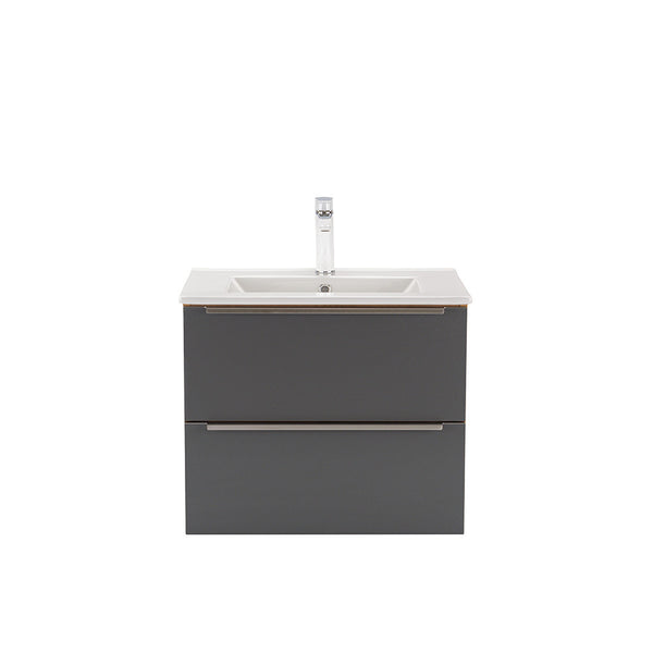 Leziter Masca chiuveta baie Vario Trim 60 cu lavoar, stejar-antracit