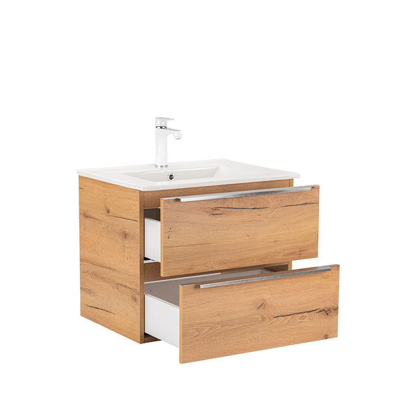 Leziter Masca chiuveta baie Vario Trim 60 cu lavoar, stejar-stejar
