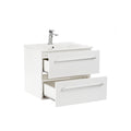 Leziter Set mobilier baie Vario Clam 60, alb-alb