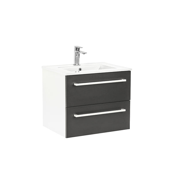 Leziter Masca chiuveta baie Vario Clam 60 cu lavoar, alb-antracit