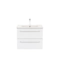 Leziter Masca chiuveta baie Vario Clam 60 cu lavoar, antracit-alb