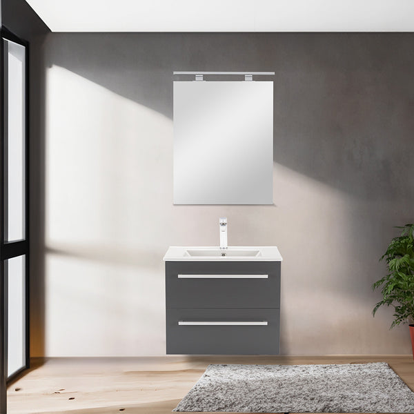 Leziter Set mobilier baie Vario Clam 60, antracit-antracit