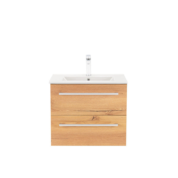 Leziter Masca chiuveta baie Vario Clam 60 cu lavoar, antracit-stejar