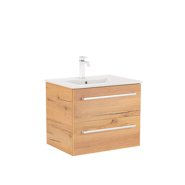 Leziter Masca chiuveta baie Vario Clam 60 cu lavoar, stejar-stejar