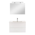 Leziter Set mobilier baie Vario Forte 80, alb-alb